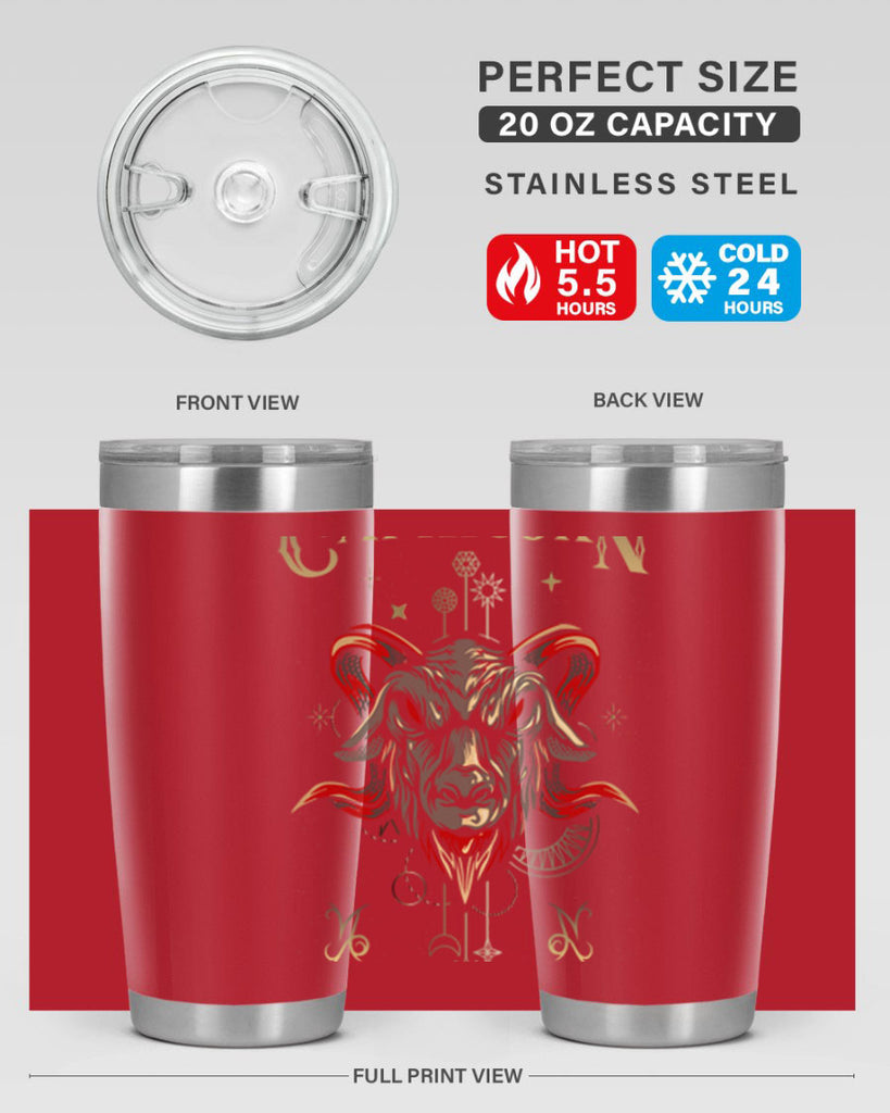 Capricorn 198#- zodiac- Tumbler