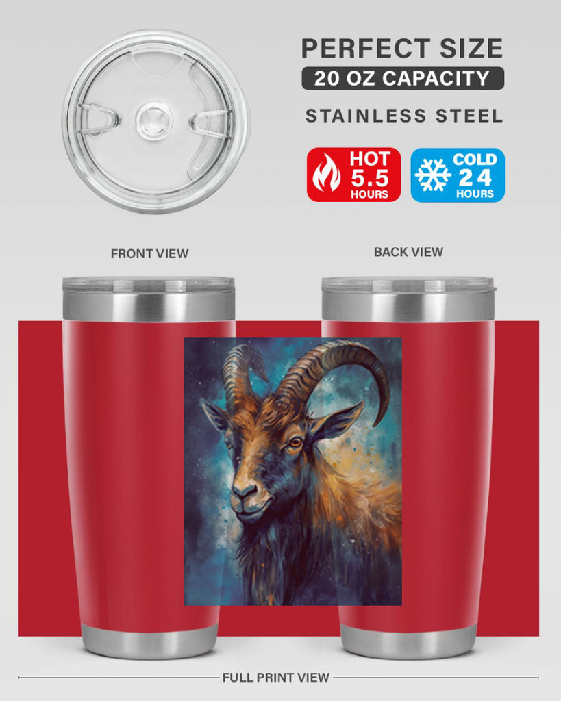 Capricorn 37#- zodiac- Tumbler