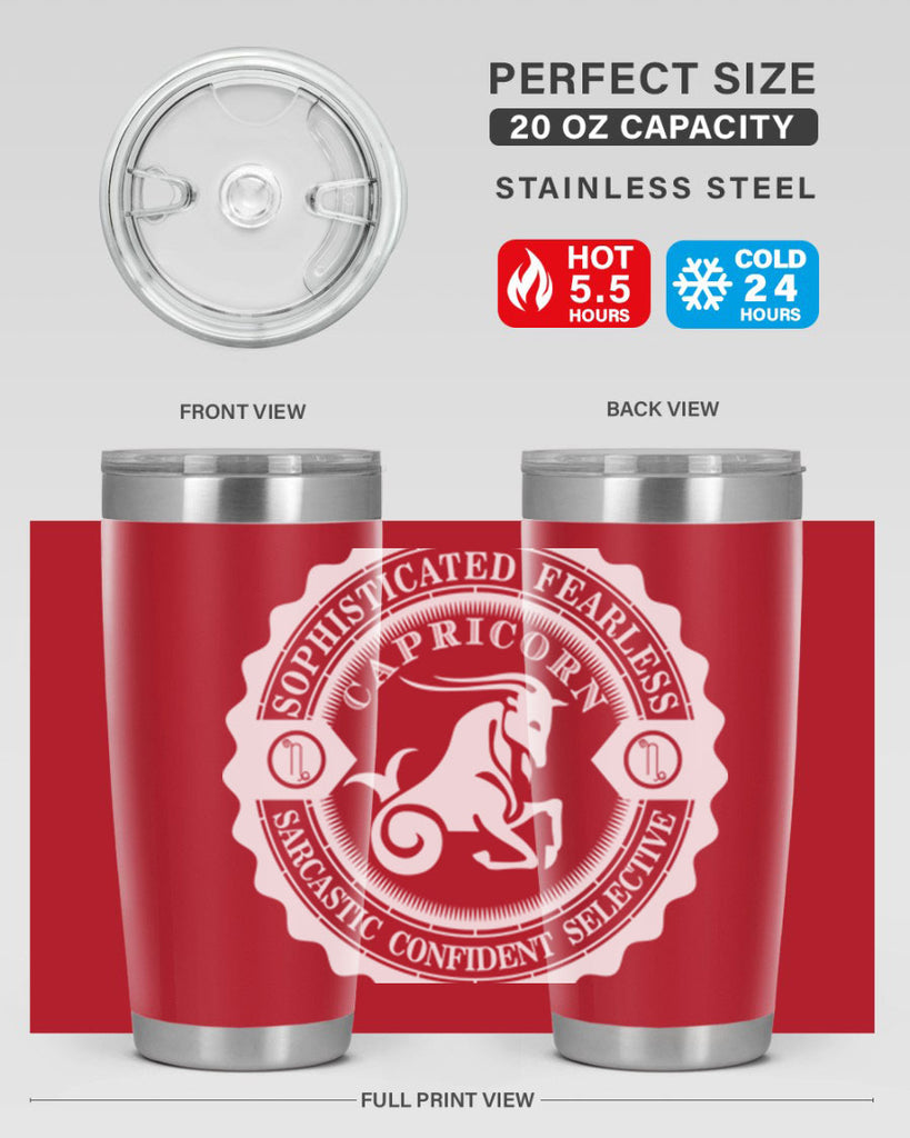 Capricorn 41#- zodiac- Tumbler