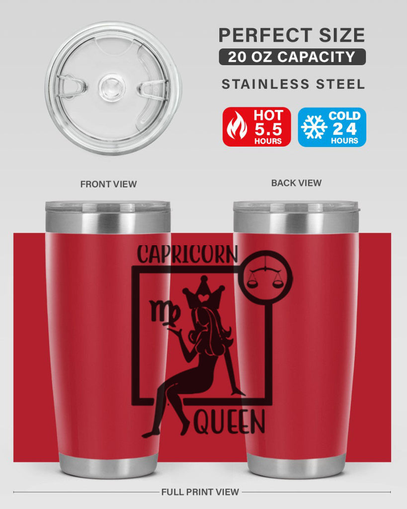 Capricorn queen 194#- zodiac- Tumbler