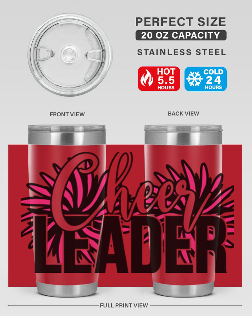 Cheer leader 1389#- cheer- Tumbler