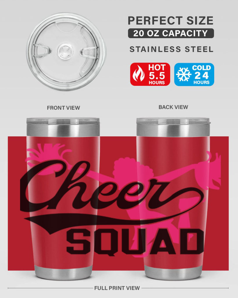 Cheer squad 1380#- cheer- Tumbler