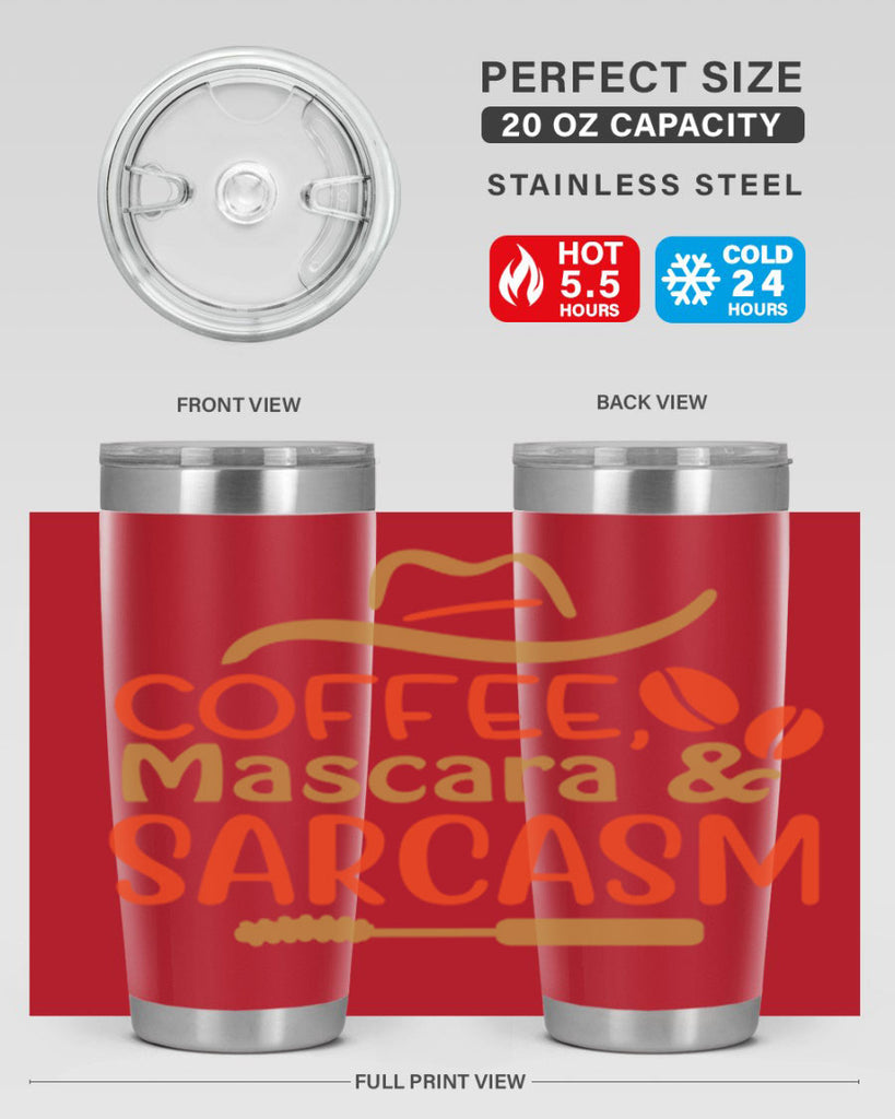 Coffee Mascara Sarcasm 21#- fashion- Cotton Tank