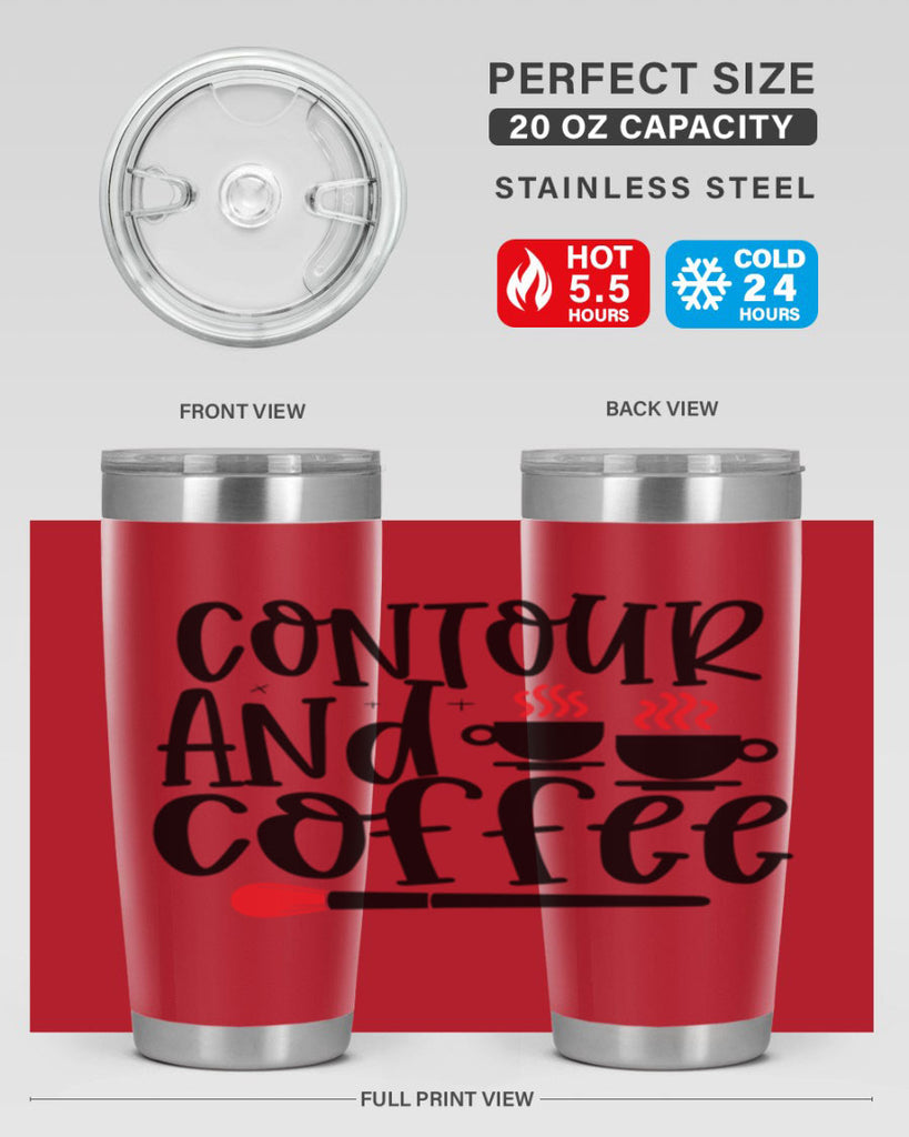 Contour And Coffee Style 242#- make up- Tumbler