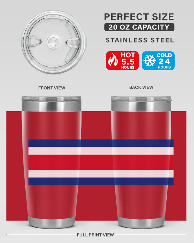 Costa Rica 157#- world flags- Tumbler
