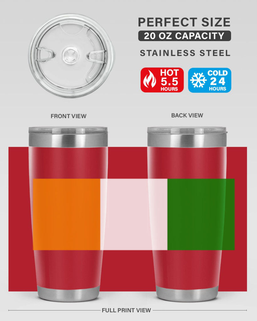 Cote dIvoire 156#- world flags- Tumbler