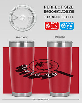 Covid Style 57#- corona virus- Tumbler