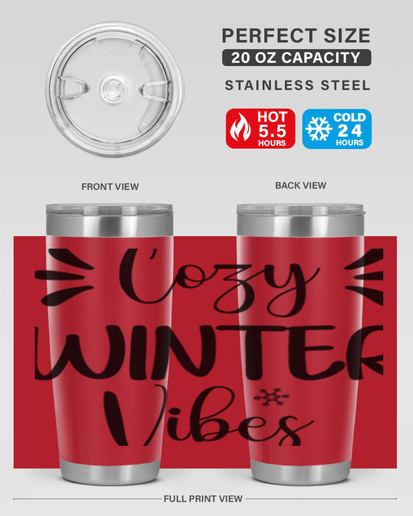Cozy Winter Vibes76#- winter- Tumbler