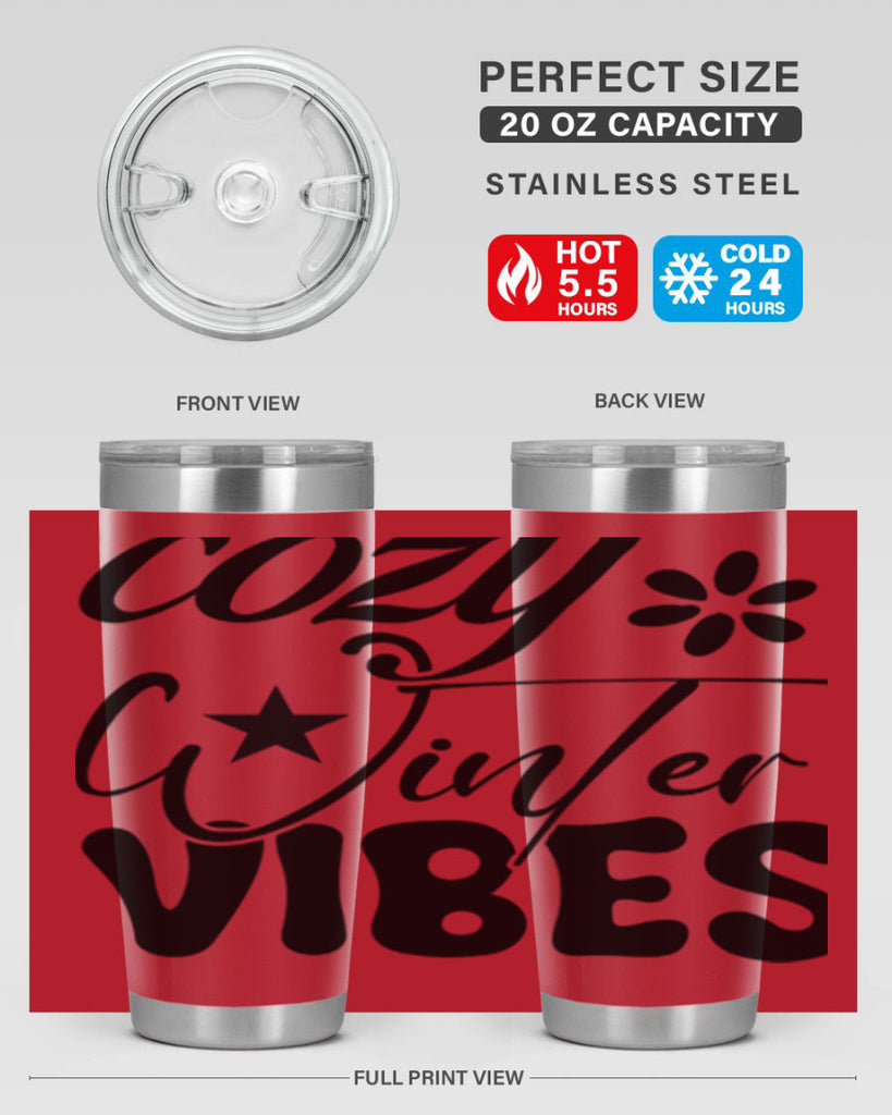Cozy winter vibes 79#- winter- Tumbler