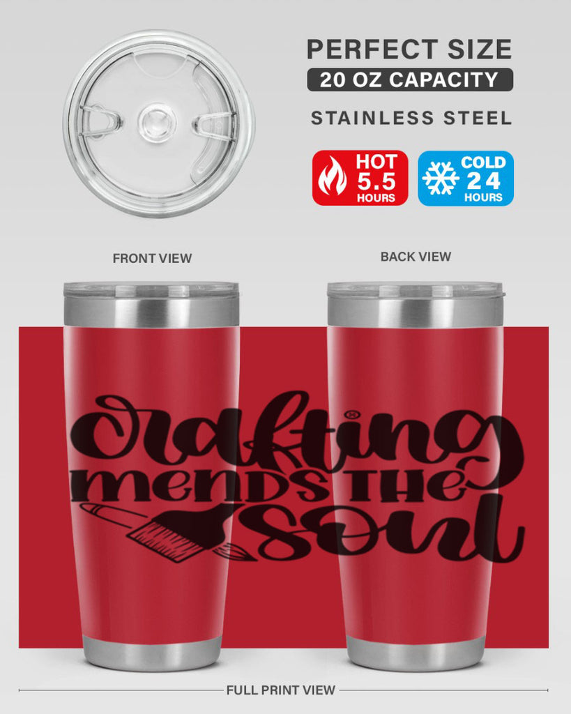 Crafting Mends The Soul 32#- crafting- Tumbler