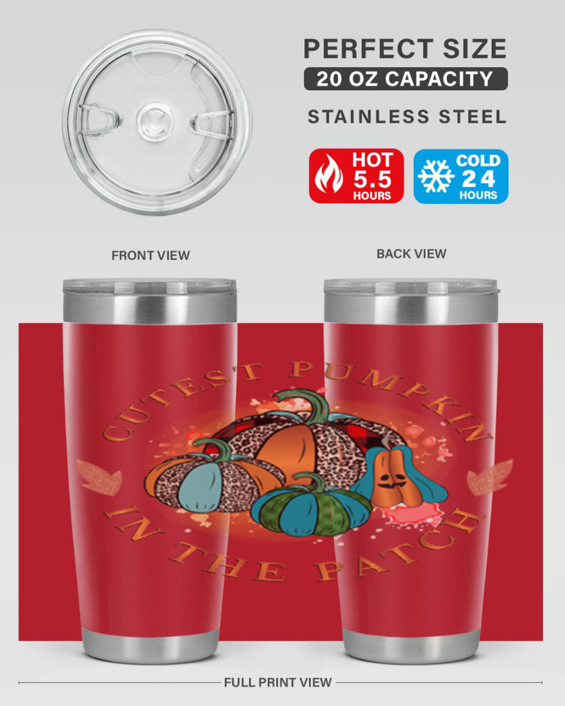 Cutest Pumpkin in the Patch 65#- fall- Tumbler