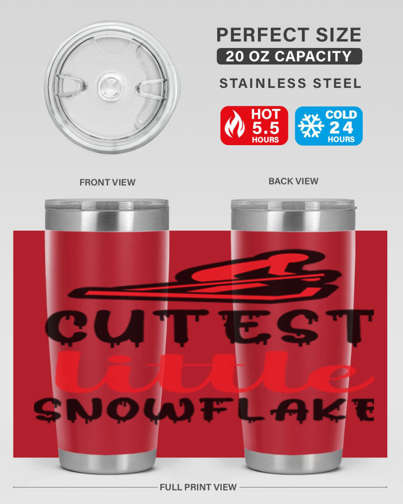 Cutest little snowflake 87#- winter- Tumbler