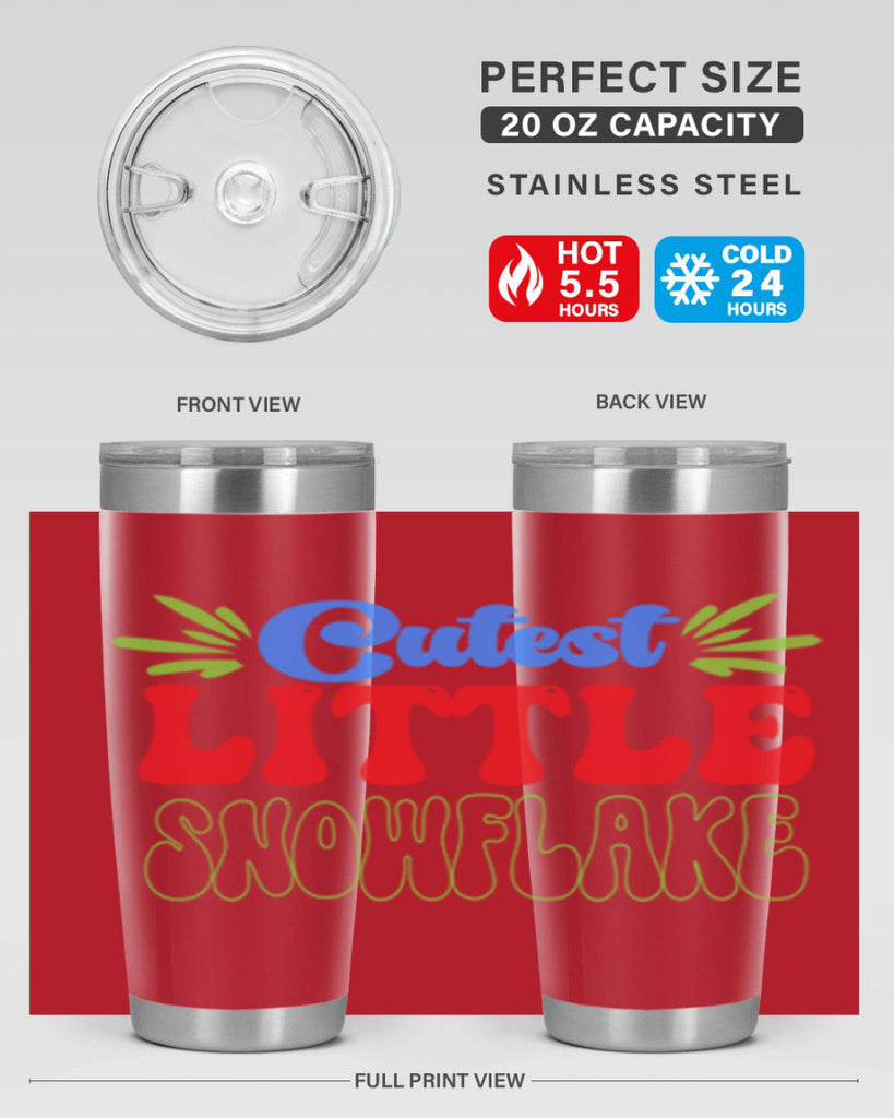 Cutest little snowflake 89#- winter- Tumbler