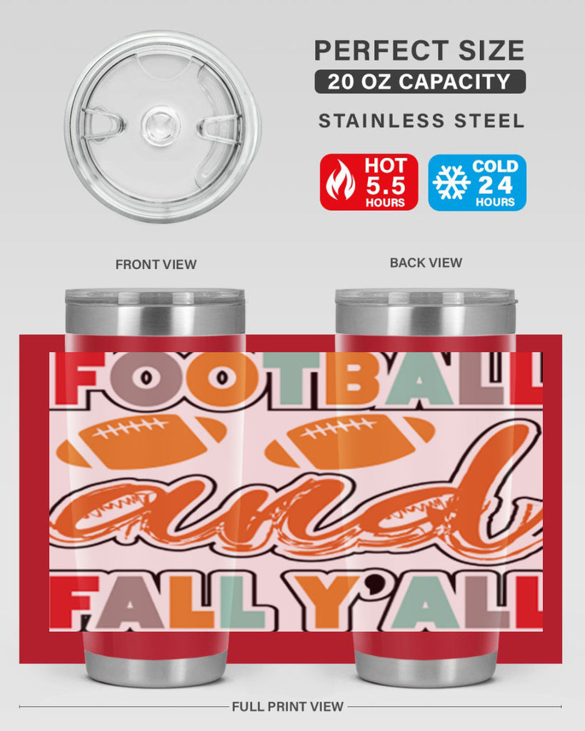 FootballandFallYall 186#- fall- Tumbler