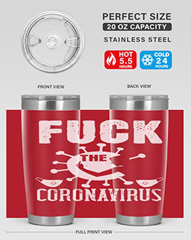 Fuck the CORONAVIRUS Style 39#- corona virus- Tumbler