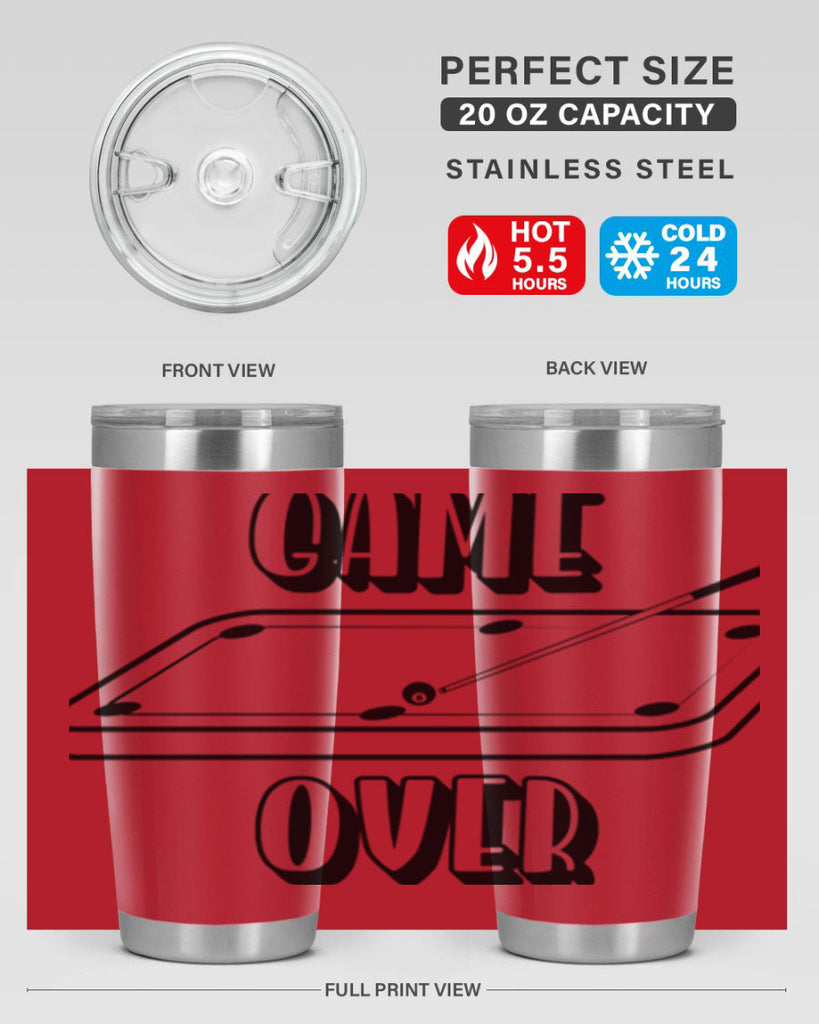 Game over 1218#- billards- Tumbler