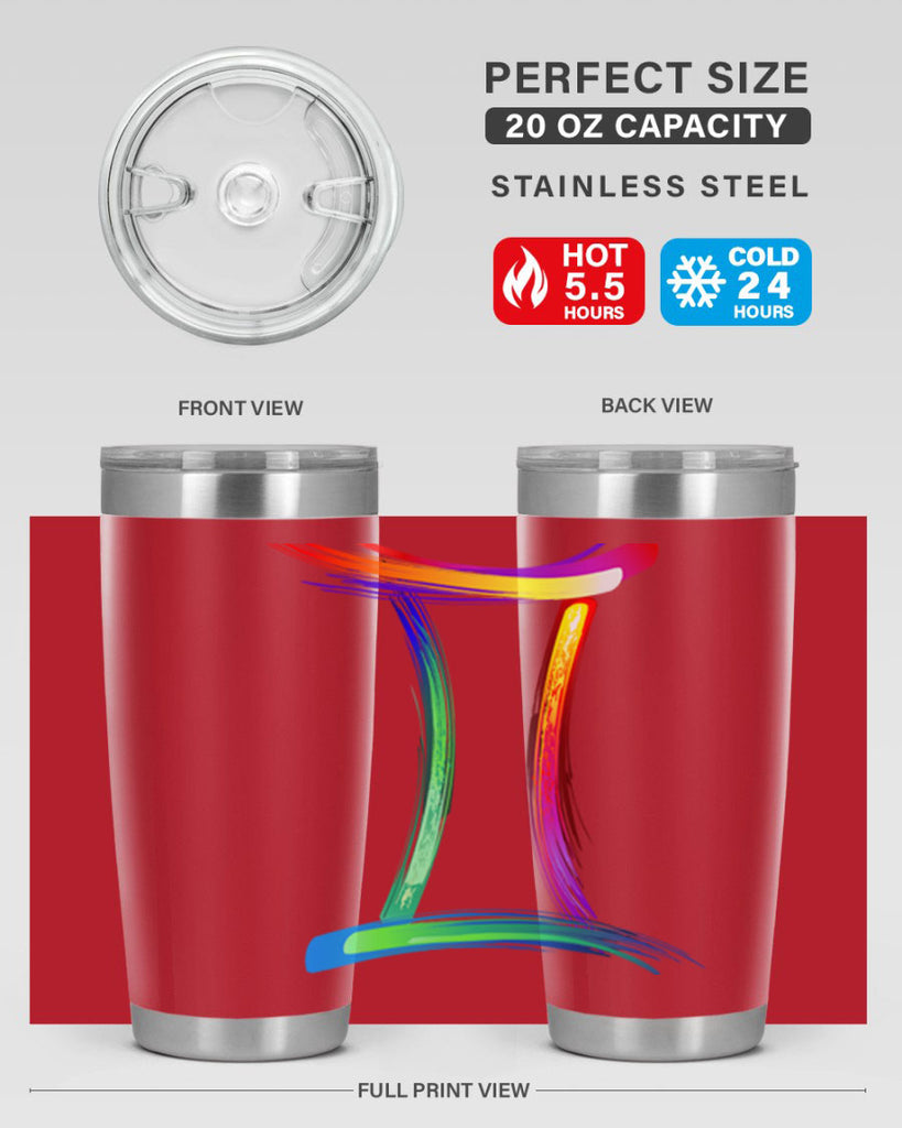 Gemini 222#- zodiac- Tumbler