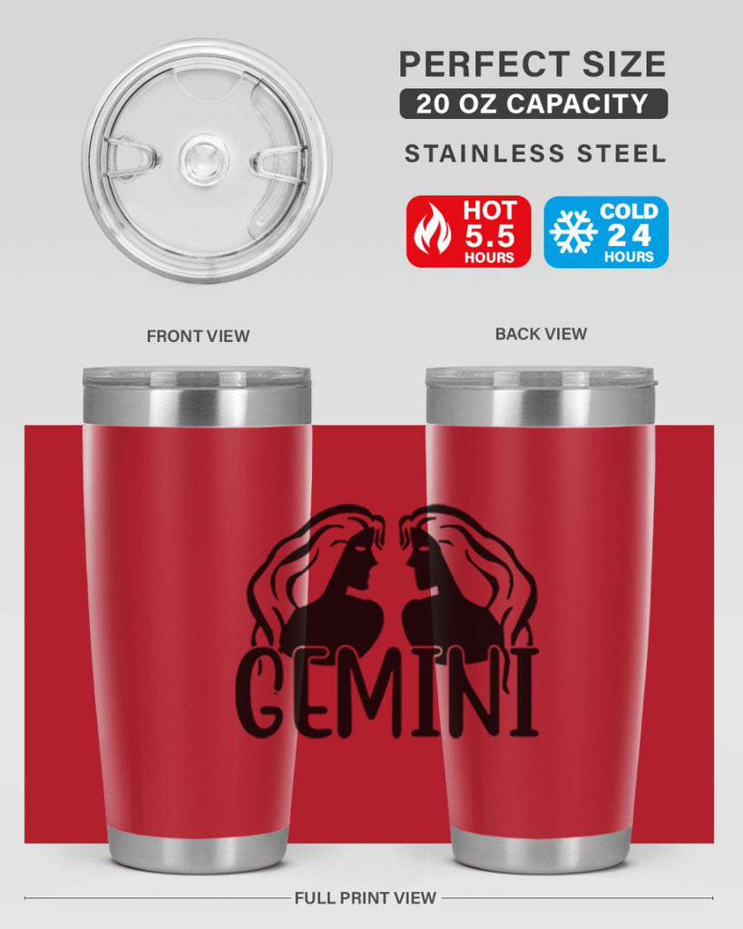 Gemini 227#- zodiac- Tumbler