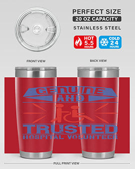 Genuine and Trusted Hospital Volunteer Style 2#- volunteer- Tumbler