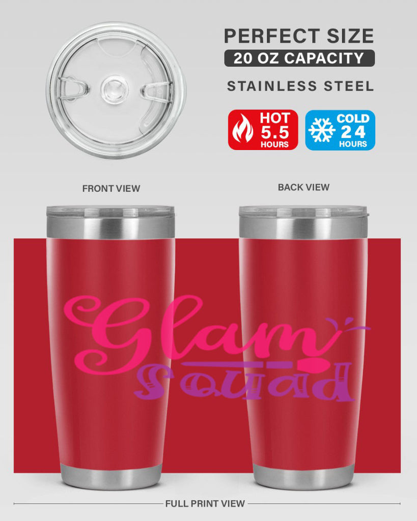 Glam Squad Style 237#- make up- Tumbler