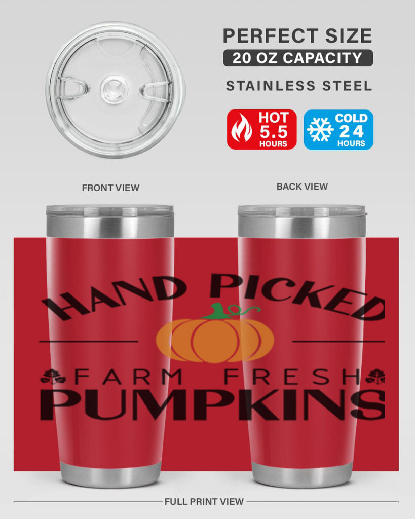 Hand Picked Farm Fresh Pumpkins 215#- fall- Tumbler