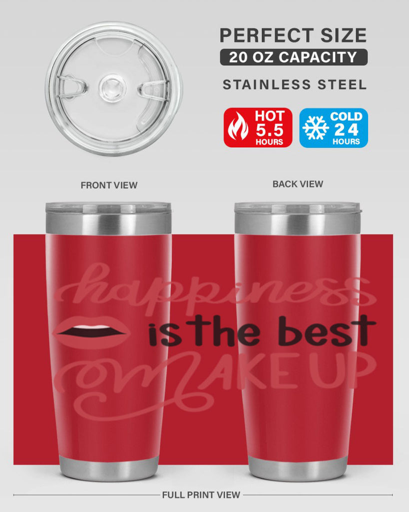 Happiness is the Best Makeup Style 94#- make up- Tumbler