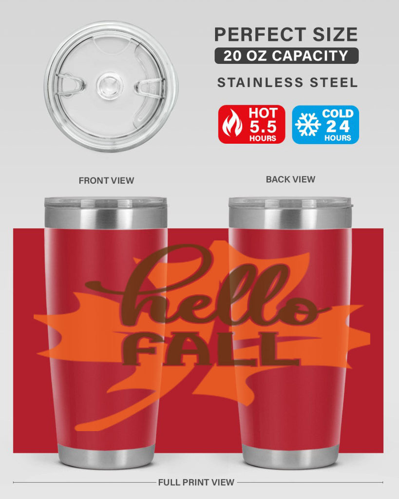 Hello Fall 273#- fall- Tumbler