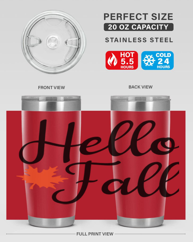 Hello Fall 274#- fall- Tumbler