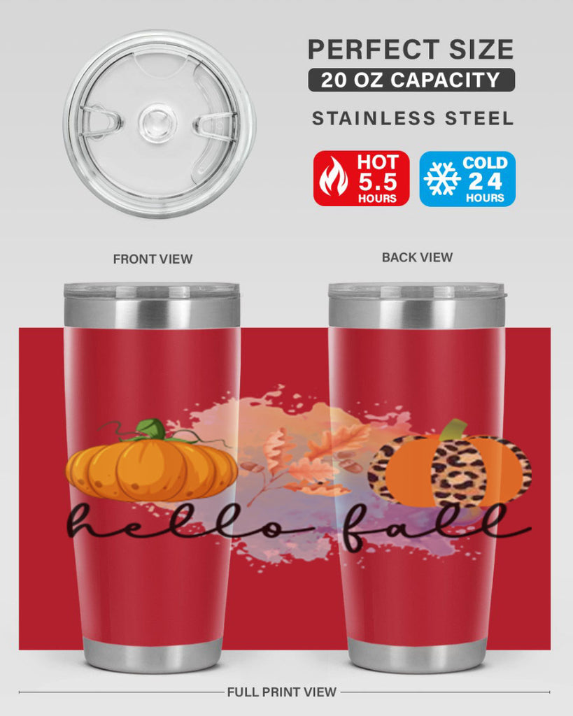 Hello Fall 277#- fall- Tumbler