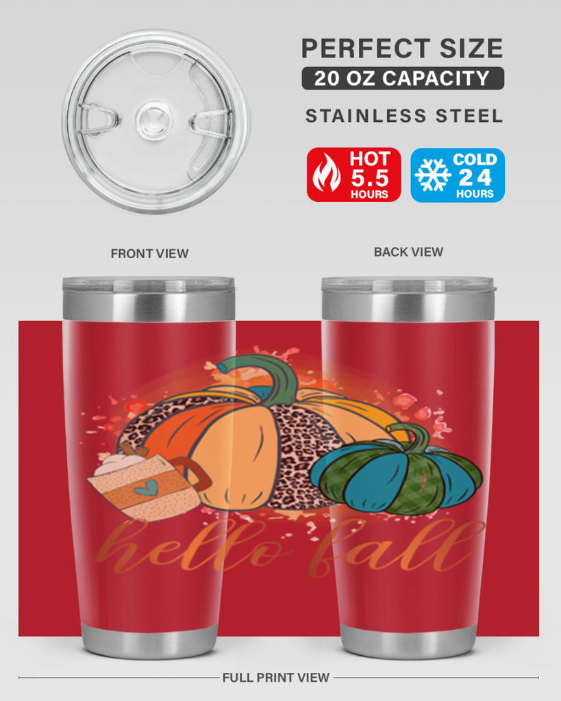 Hello Fall 282#- fall- Tumbler