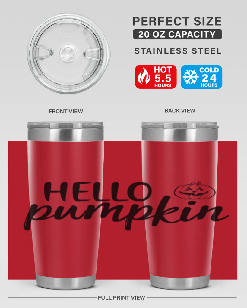 Hello Pumpkin 286#- fall- Tumbler
