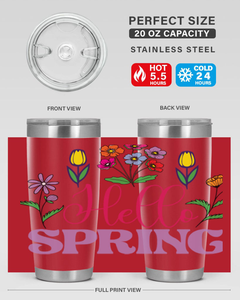 Hello Spring  233#- spring- Tumbler