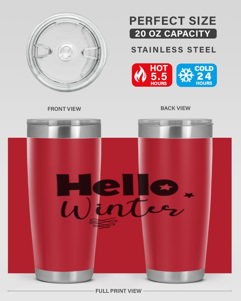 Hello Winter 170#- winter- Tumbler