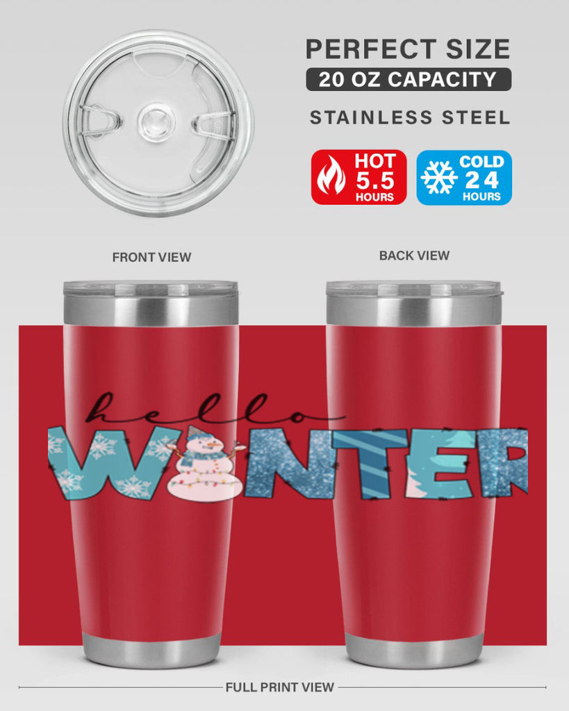 Hello Winter 188#- winter- Tumbler