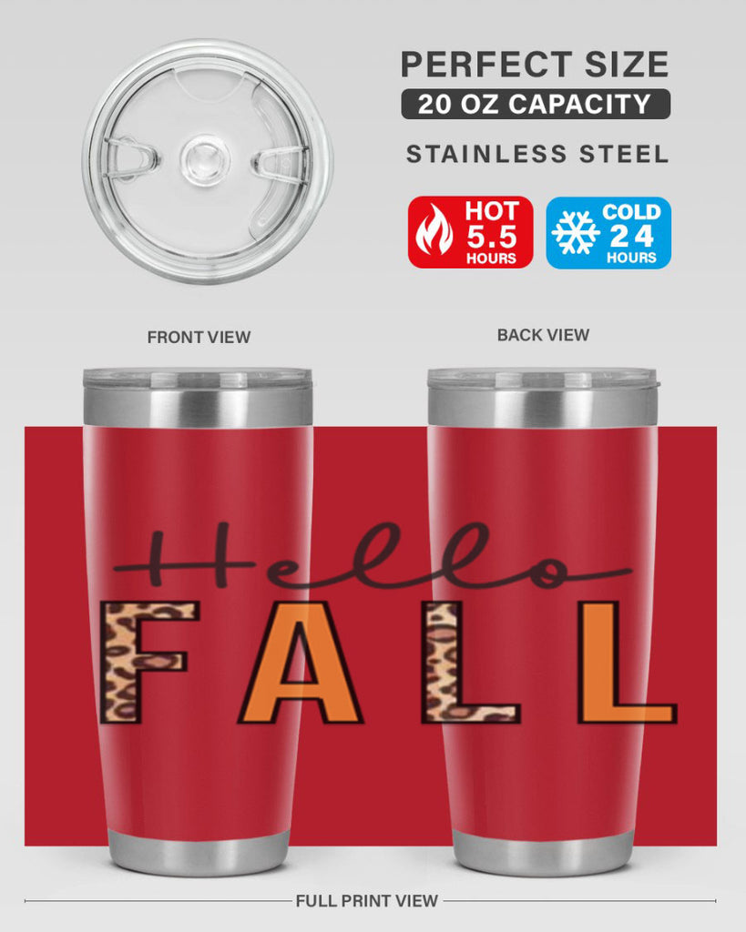 Hello fall 276#- fall- Tumbler