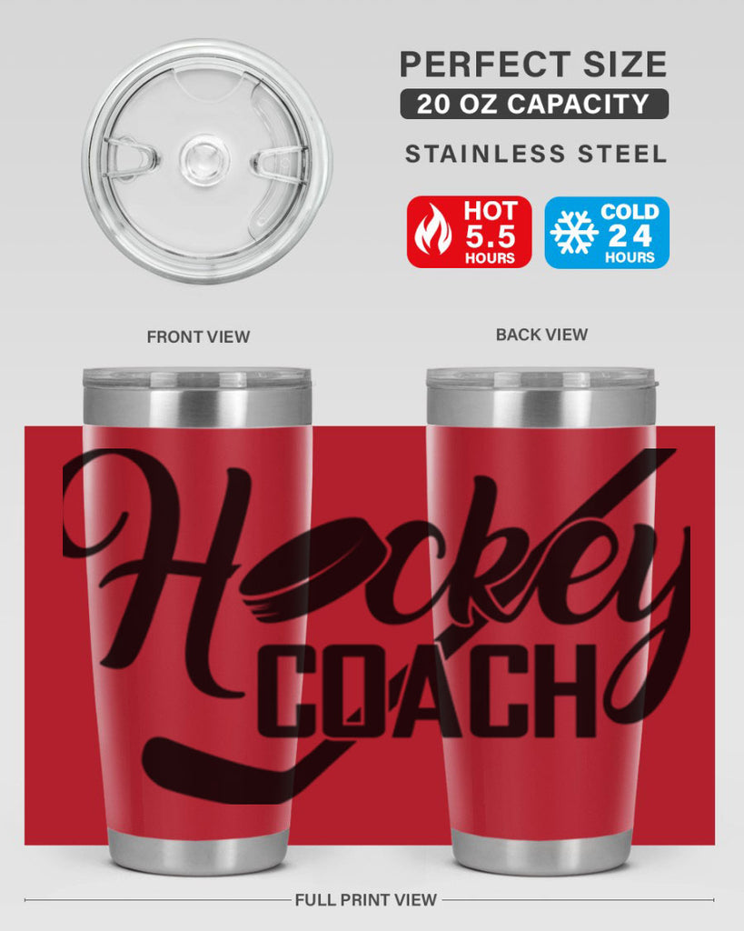 Hockey coach 1189#- hockey- Tumbler