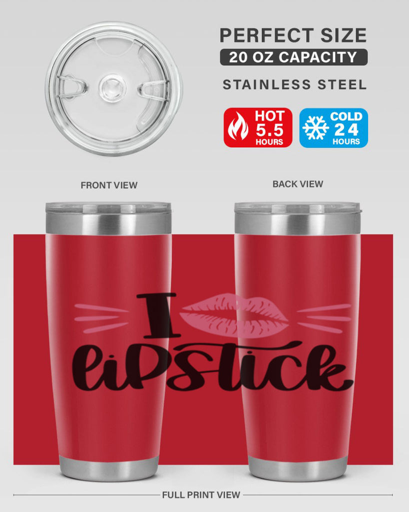 I Love Lipstick Style 86#- make up- Tumbler
