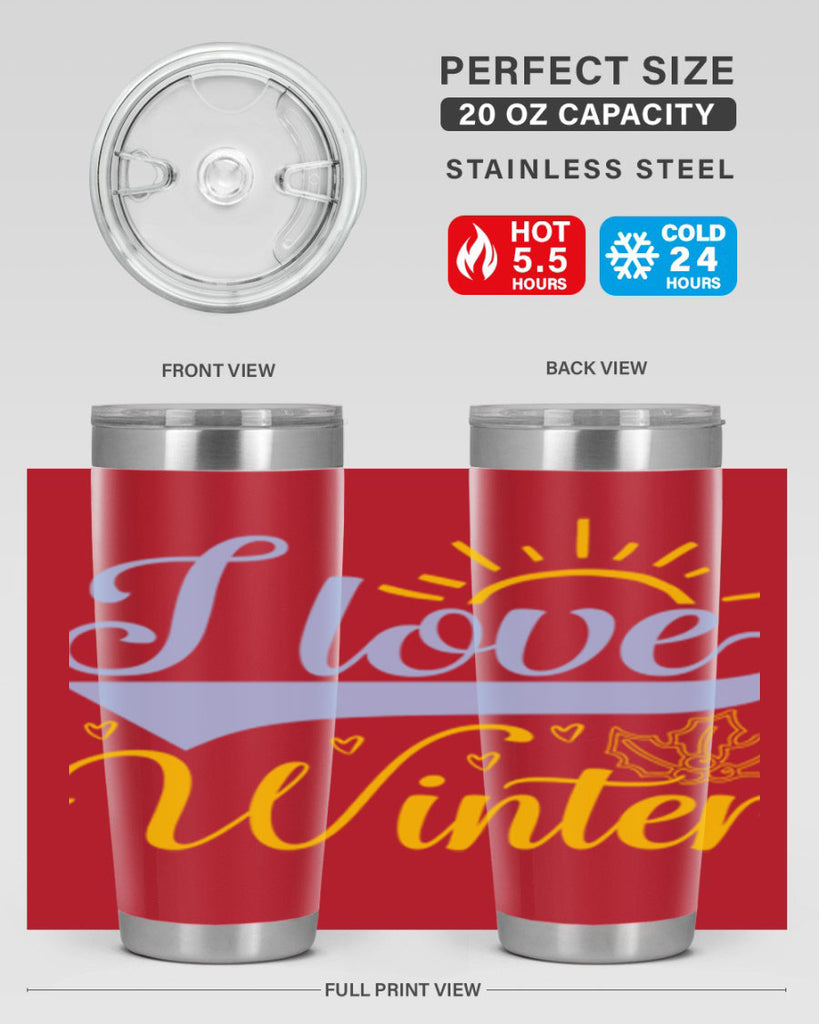 I love winter228#- winter- Tumbler