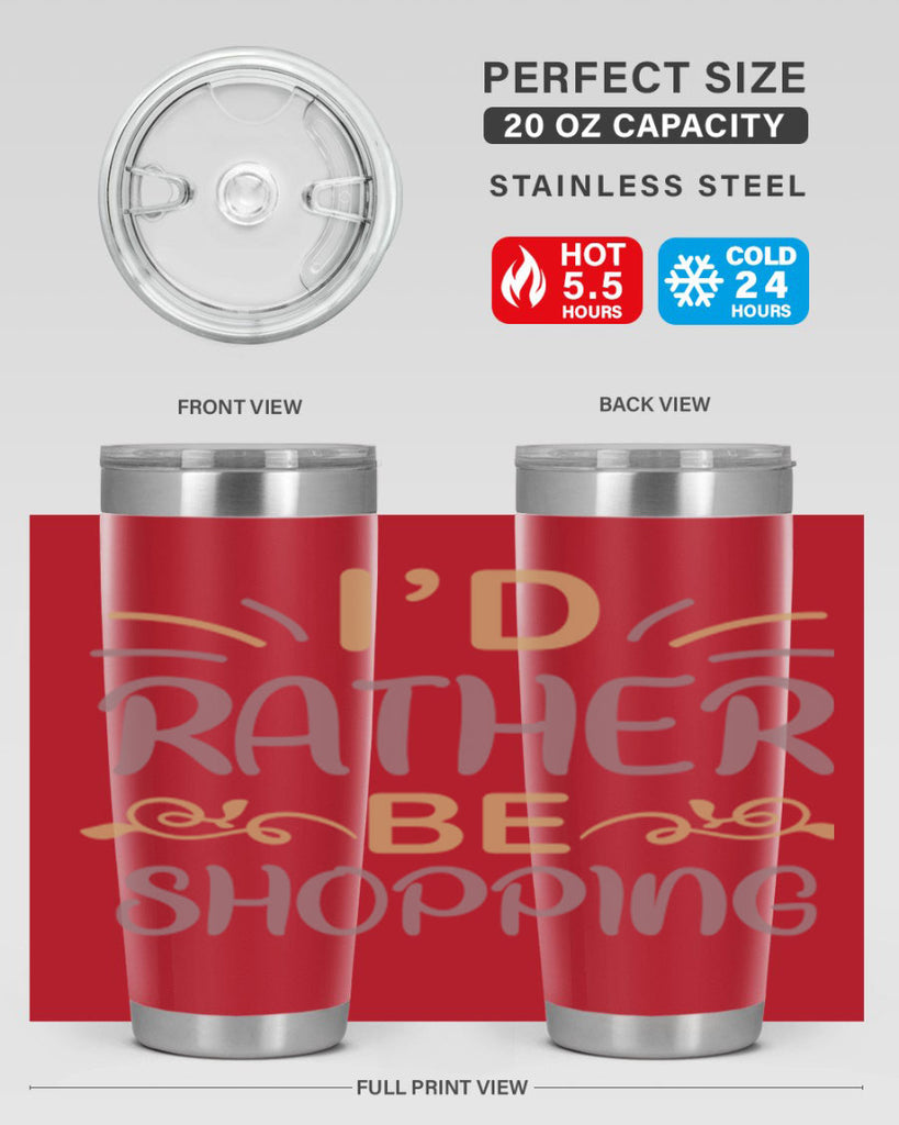 Id Rather Be Shopping 109#- fashion- Cotton Tank