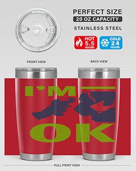 Im ok Style 30#- corona virus- Tumbler
