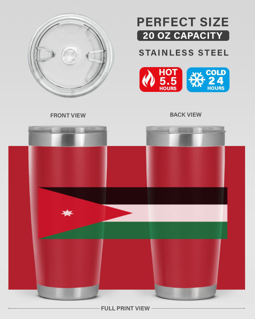 Jordan 112#- world flags- Tumbler