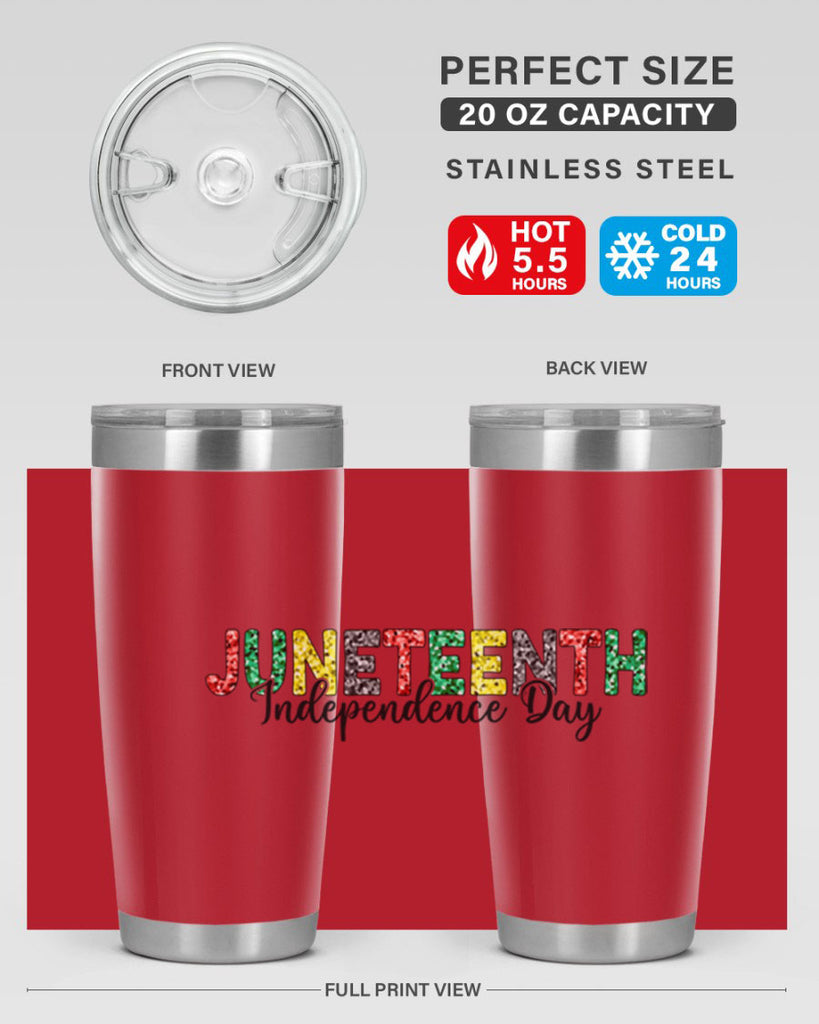 Juneteenth Independence Day 37#- Juneteenth- tumbler