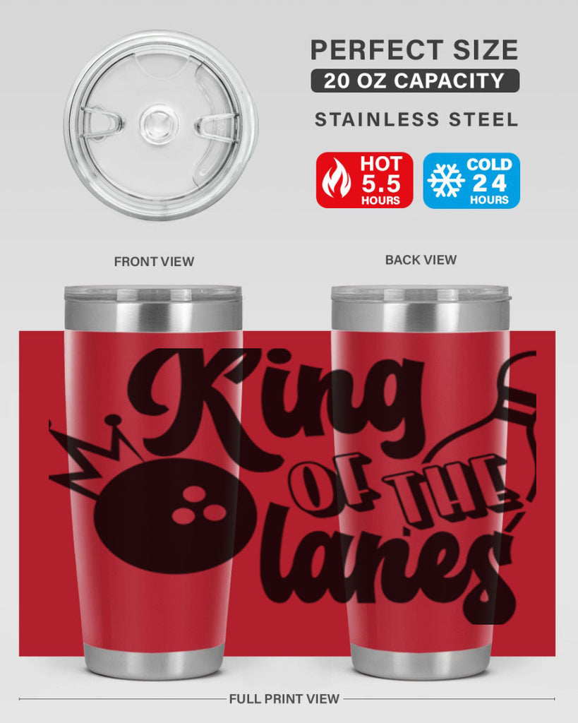 King of the lanes 956#- bowlig- Tumbler