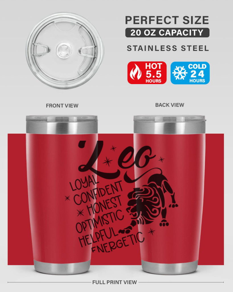 Leo 282#- zodiac- Tumbler