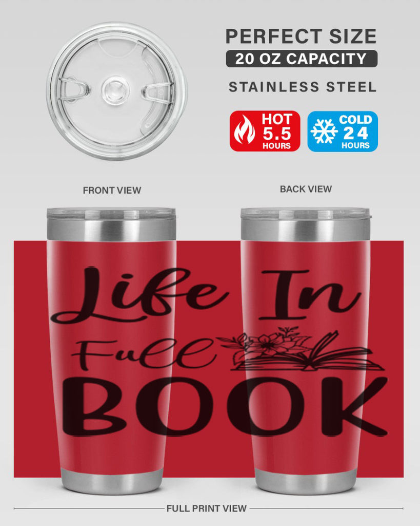 Life In Full Book 297#- spring- Tumbler
