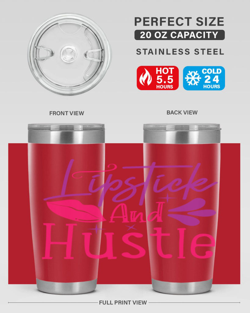 Lipstick And Hustle Style 229#- make up- Tumbler