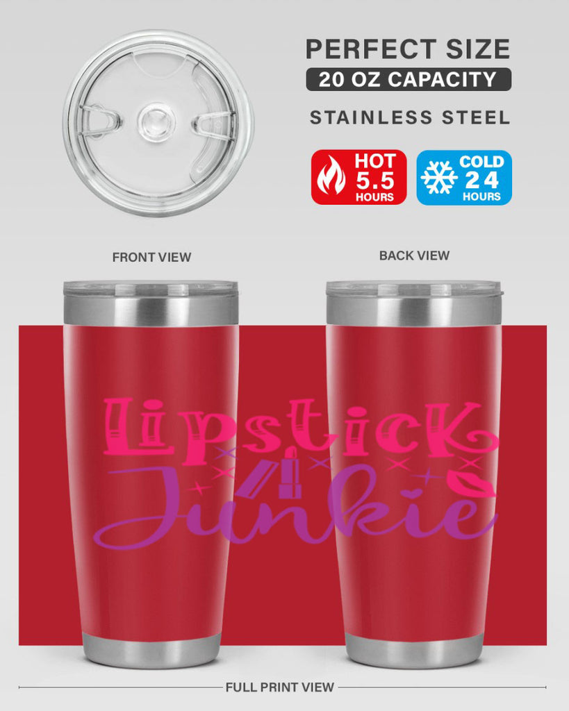 Lipstick Junkie Style 228#- make up- Tumbler