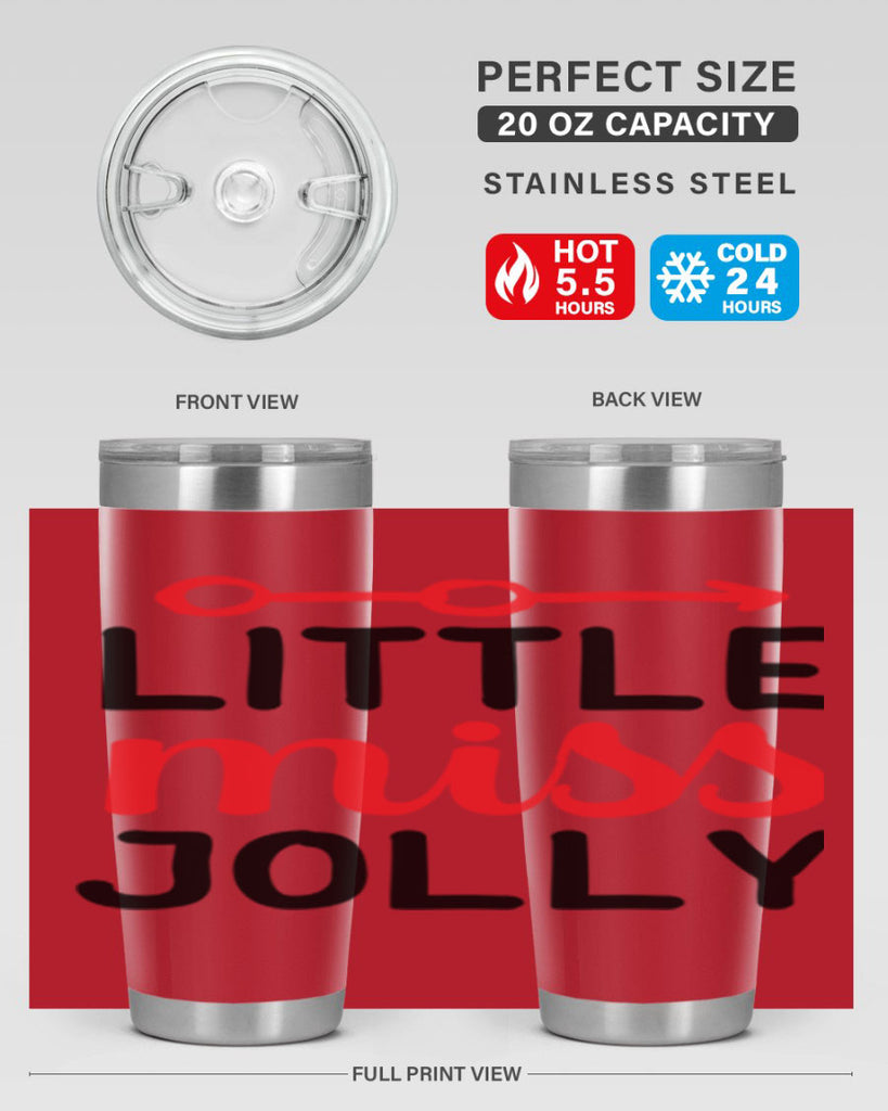 Little miss jolly 306#- winter- Tumbler