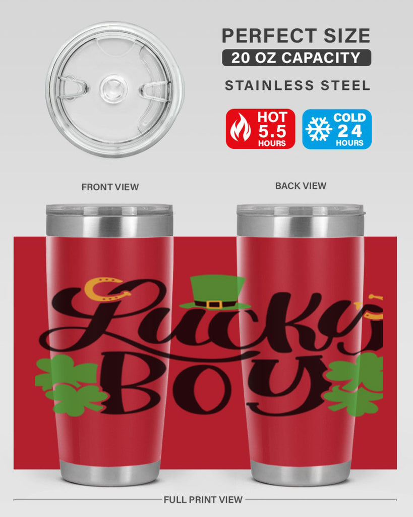 Lucky Boy Style 59#- St Patricks Day- Tumbler