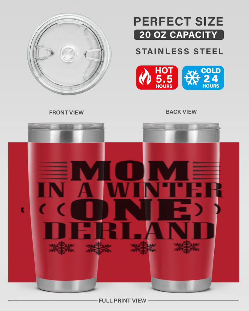 MOM IN A WINTER ONE DERLAND 322#- winter- Tumbler